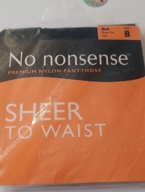 No Nonsense Sheer To Waist New black